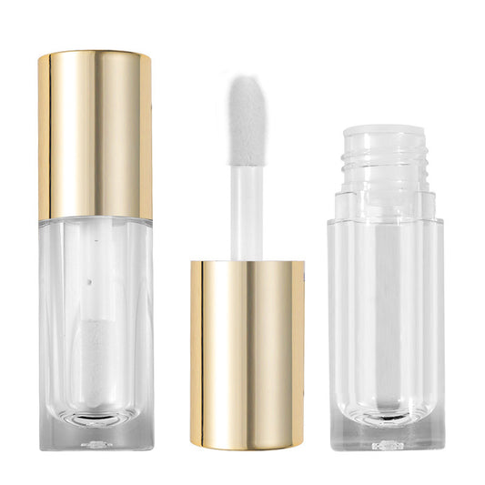 cosmetics luxury big brush lipgloss tube lip oil lipstick container wand gloss empty tube