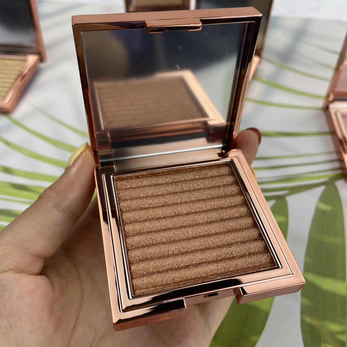 single shimmer highlighter palette bronzer face cosmetics highlighter makeup