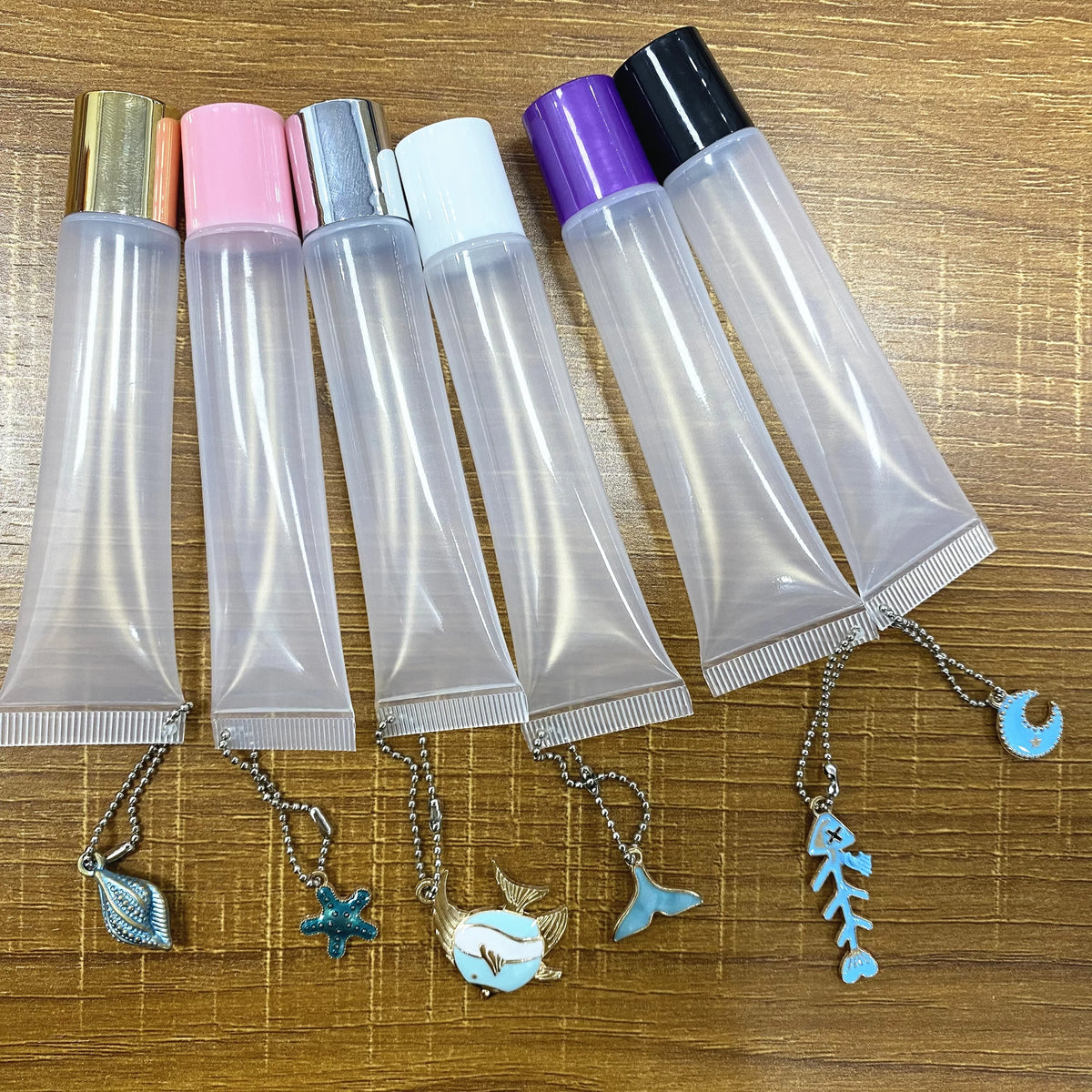empty lipgloss squeeze tube lipgloss tube lipgloss bottle with keychains