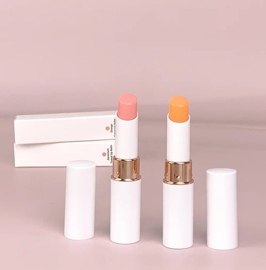moisturizing lip balm organic chapstick rose orange flavor color changing lip balm