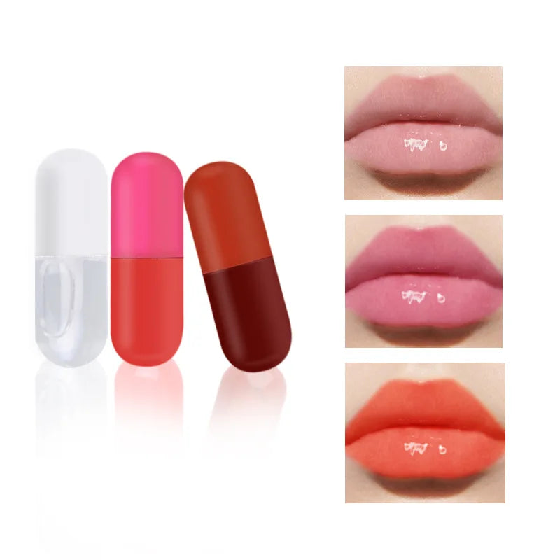 new arrival hot selling 3 color lip pump vegan moisturizing waterproof long lasting cosmetics makeup lip