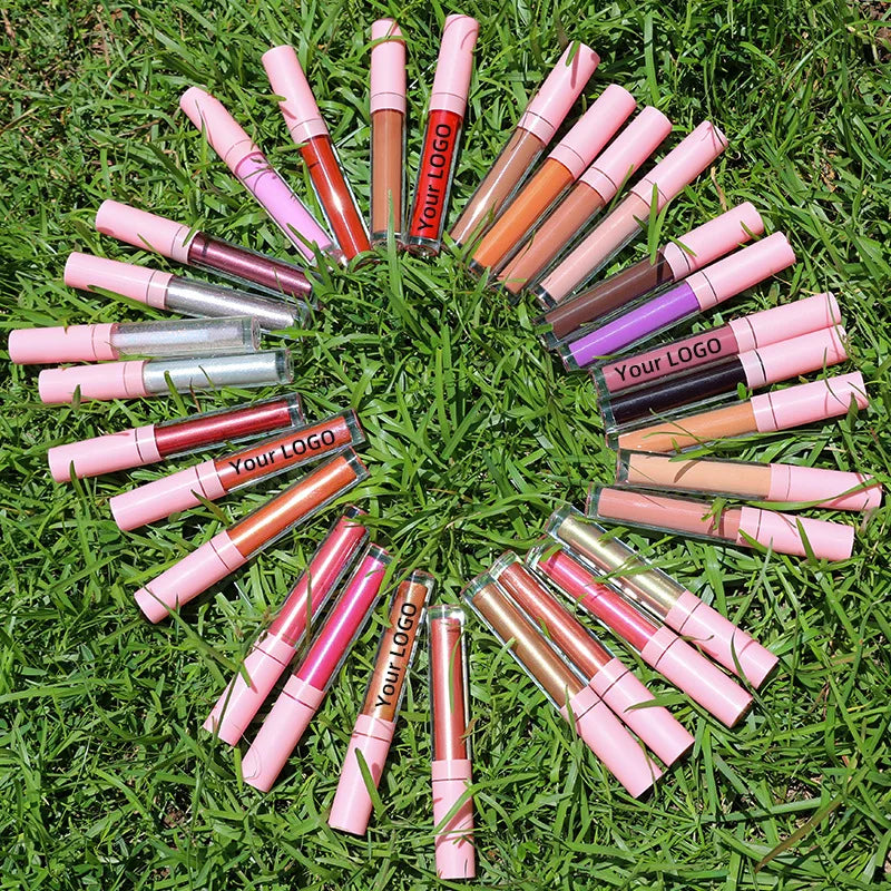 professional lip makeup 30 color matte and shimmer moisturizing lip gloss liquid lipsticks vegan lipsticks