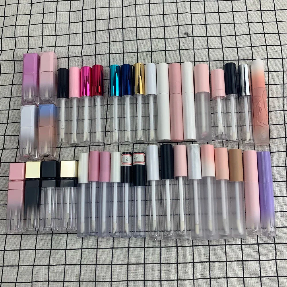 hot sale empty lip gloss tubes cute lipgloss bottle cosmetic packaging container