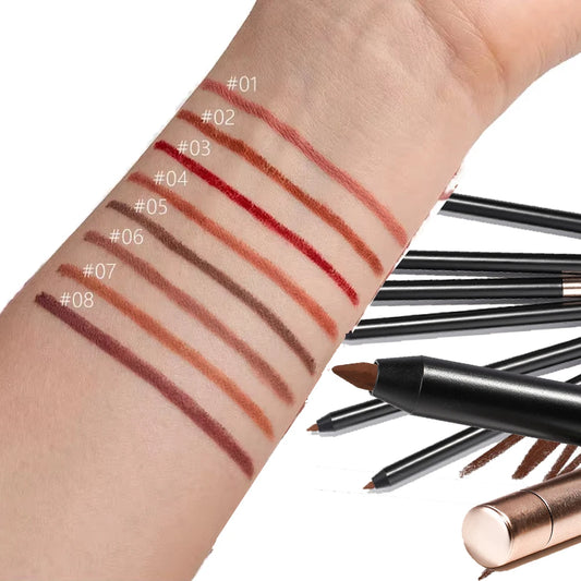 twist dark brown lip liner pencil waterproof lip liner matte creamy lip liner pencil black pencil vegan lipliner