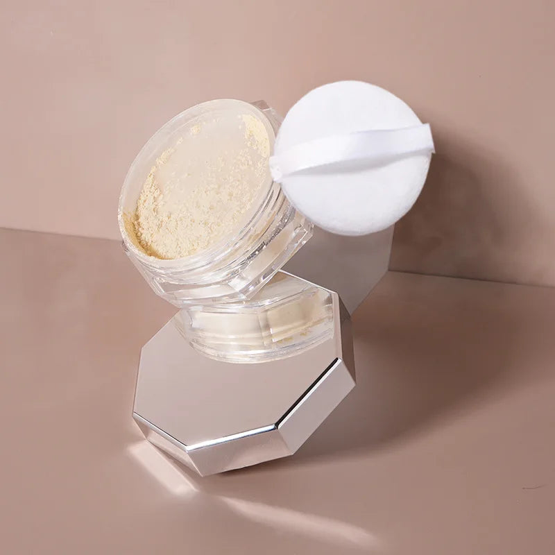 makeup loose powder 8 colors oil control waterproof face matte loose setting powder
