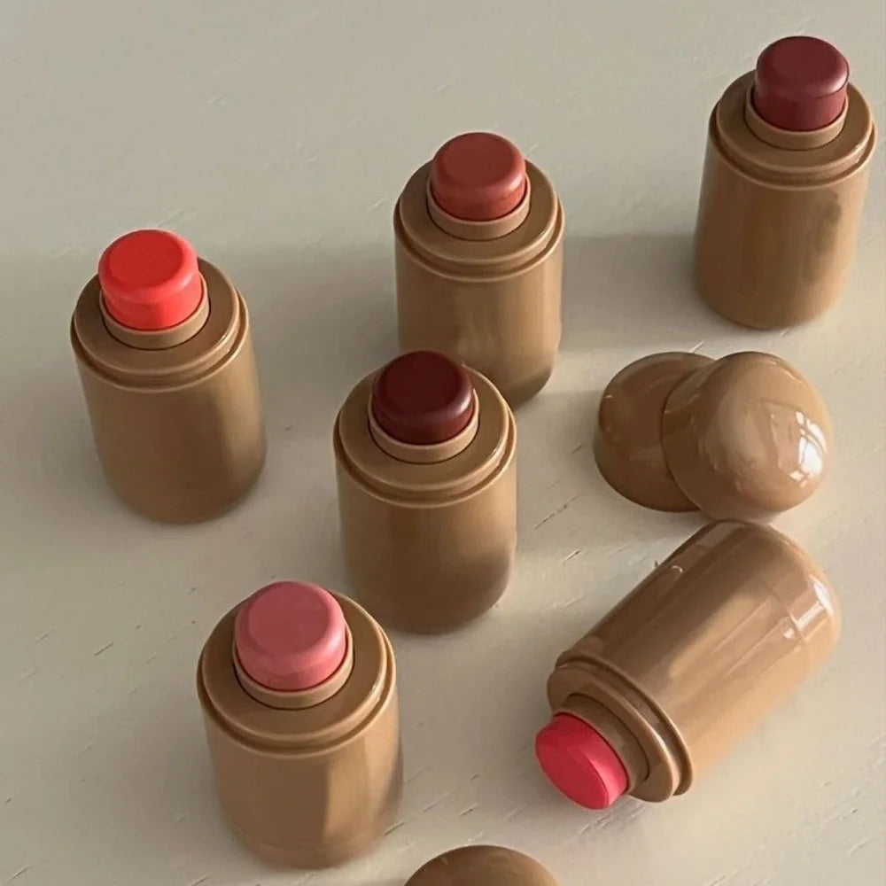 high pigment blusher makeup cream blush stick lip and cheek pocket blush