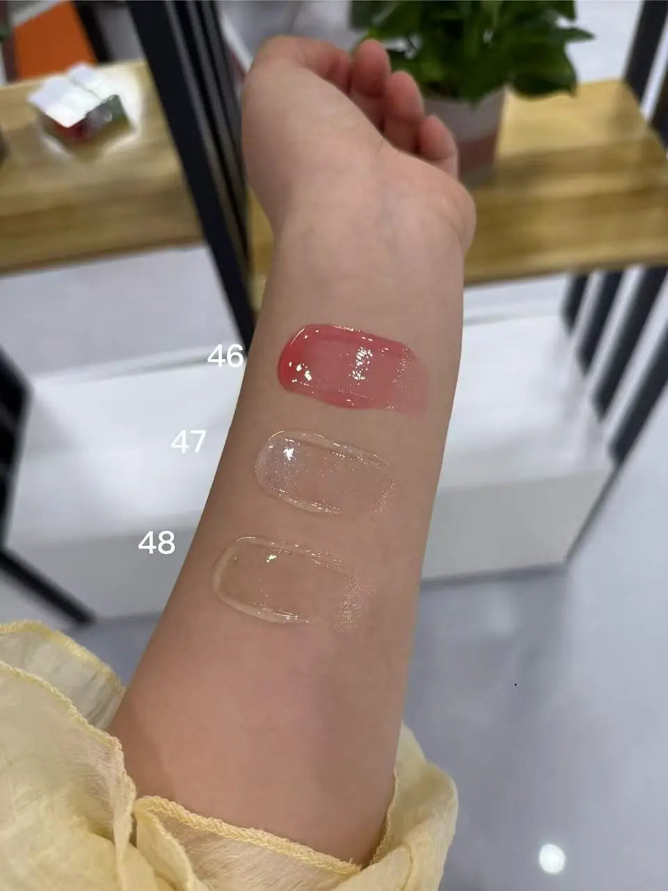 lip makeup 48 colors lip oil waterproof clear lip oil with keychain