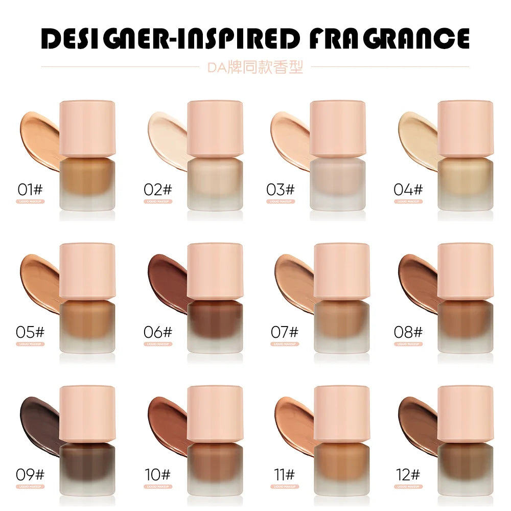 full coverage long lasting waterproof 15ml foundation moisture face makeup liquid foundation