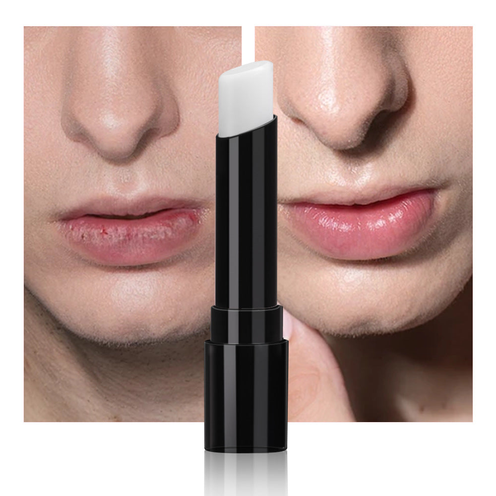 Moisturizing men's lip balm stick black tube