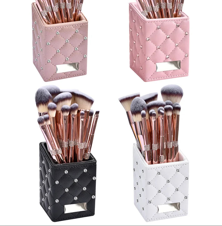 makeup brush set 14pcs premium cosmetic brush foundation blush concealer eyeshadow eyebrow highlight pink make up brush