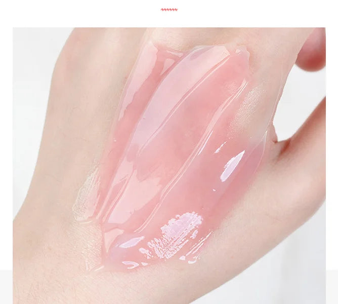 cream pink lip care gel mask balm jar lip gloss organic hydrating lip sleeping mask