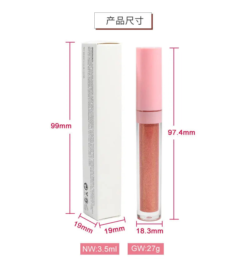 professional lip makeup 30 color matte and shimmer moisturizing lip gloss liquid lipsticks vegan lipsticks