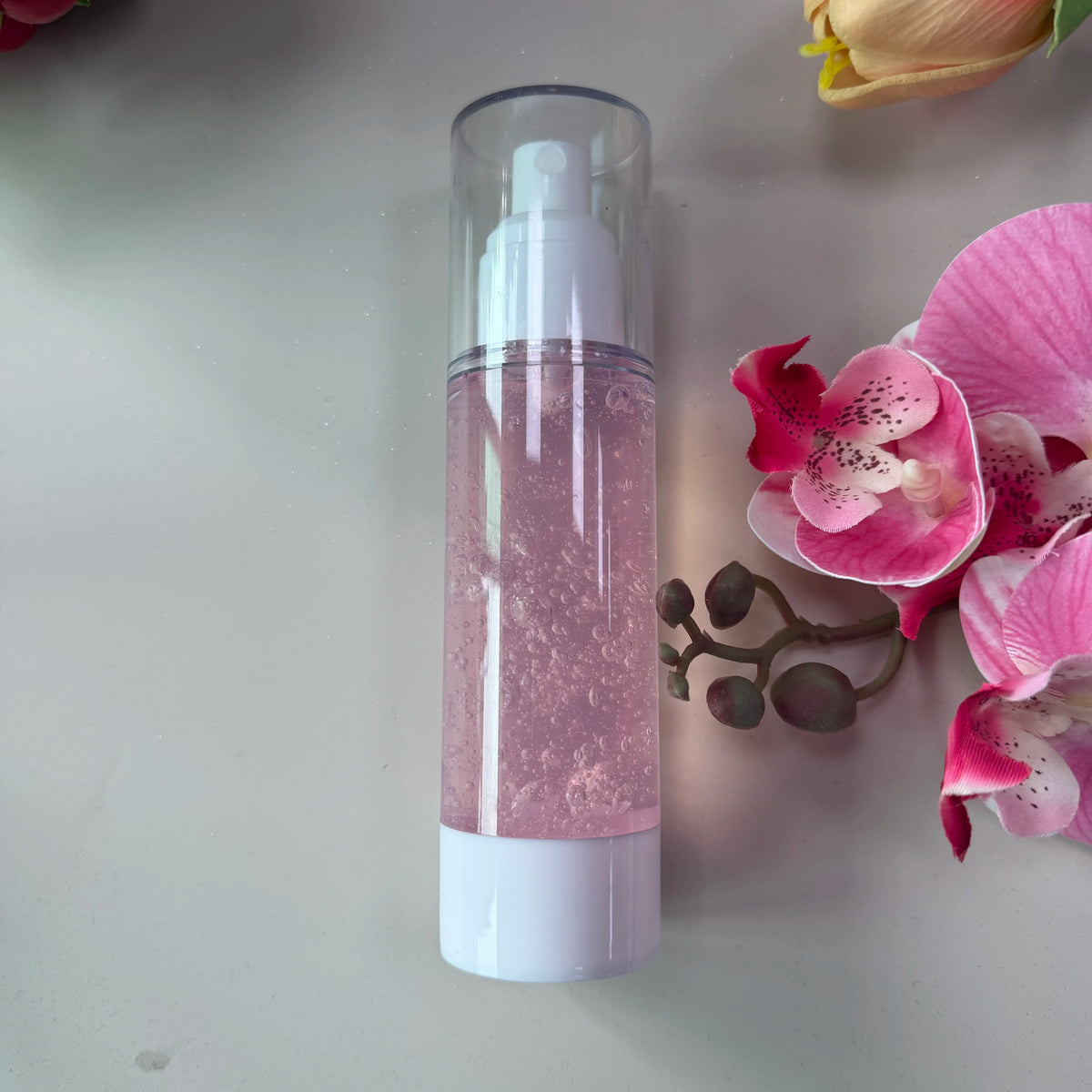 80ml collagen pink jelly mist serum setting spray waterproof long lasting oil control face makeup setting spray
