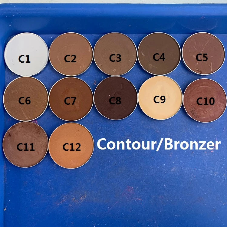 pick your colors and palette makeup brand bronzer illuminator glow foundation contour highlighter blush palette