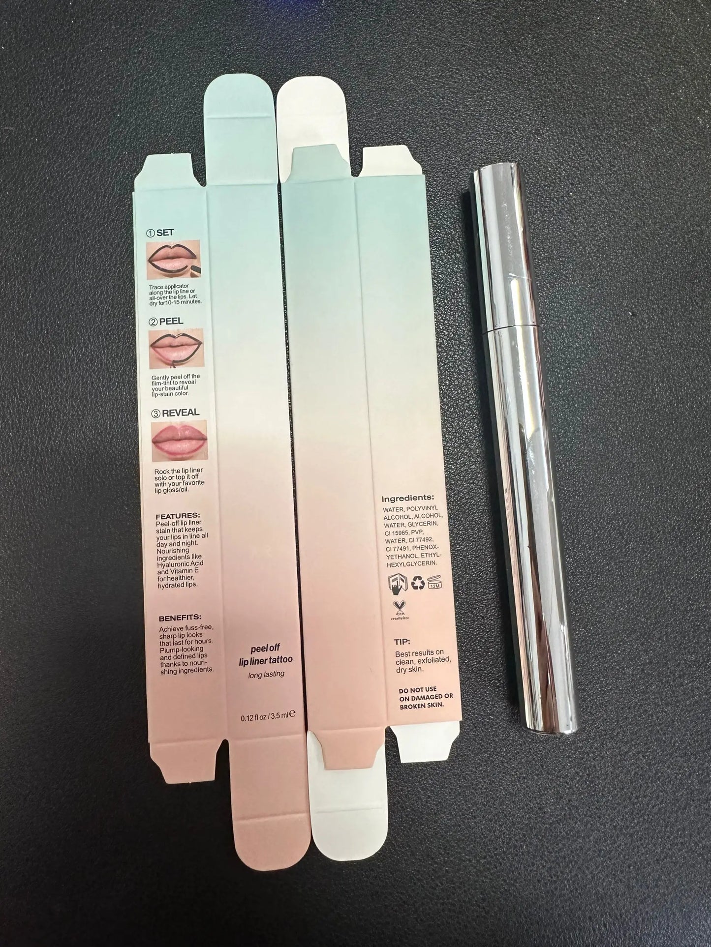 Matte peel-off lip stain lip liner pencil
