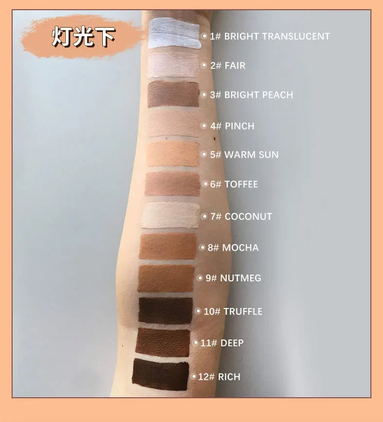 vegan high pigment pressed powder waterproof compact contouring foundation palette face makeup setting powder