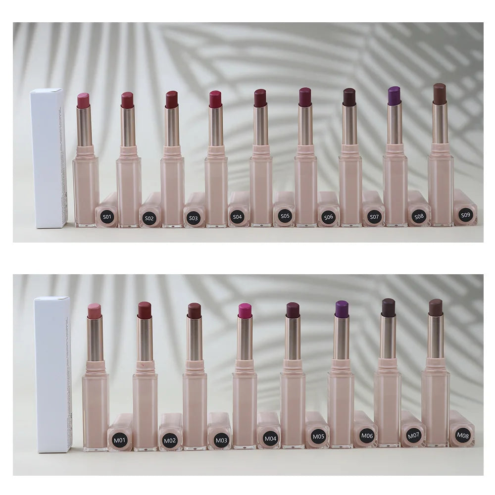 Matte waterproof long-lasting vegan stick lipstick