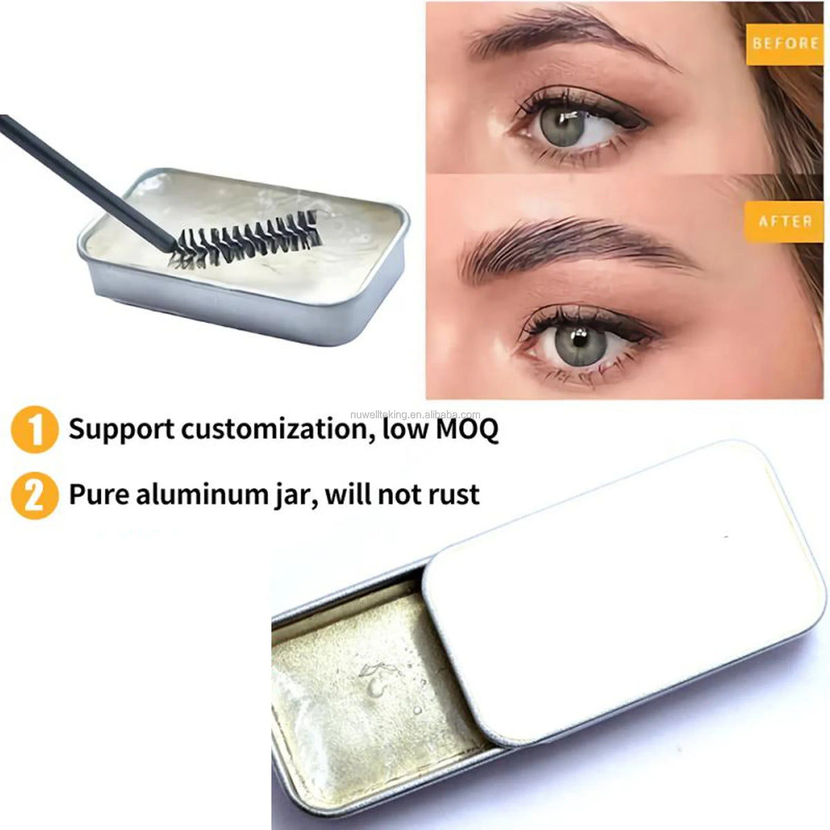 eyebrow soap cruelty free brow styling lamination gel eyebrow lash lifting glue balm brow freeze wax
