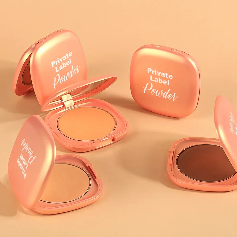 baking powder makeup matte compact pressed powder waterproof full coverage make up face setting powder