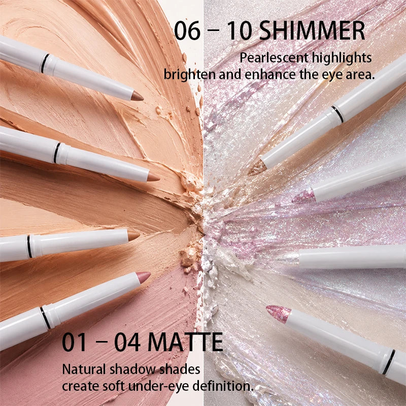Silkworm eye makeup pen 10 colors