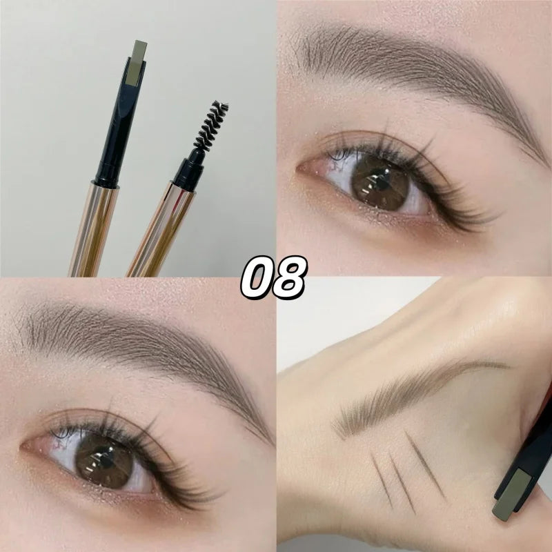 8-color machete brow pencil with brush