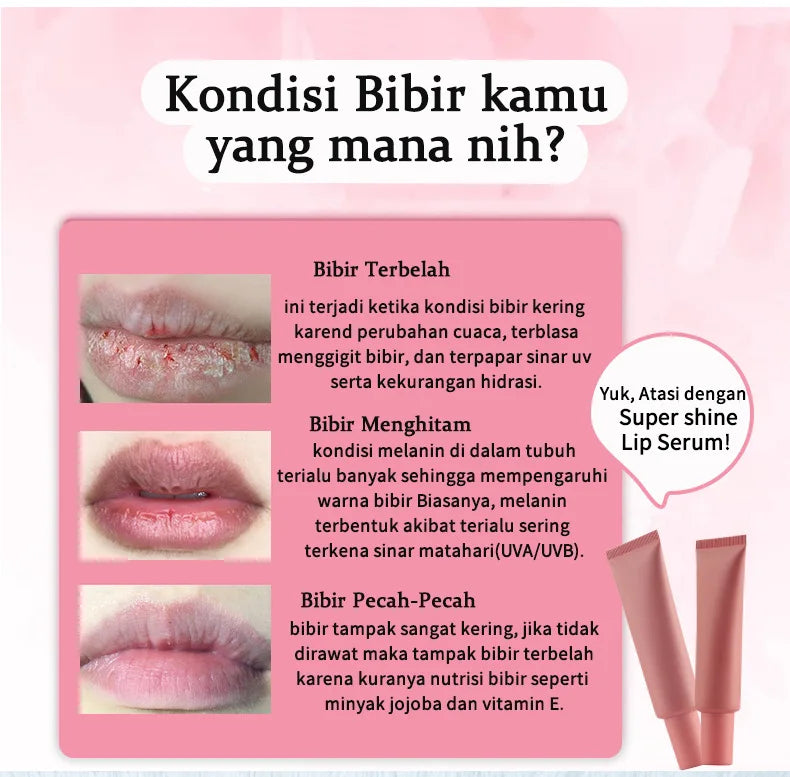 moisturizing lip serum rose flavor clear lip oil lip serum