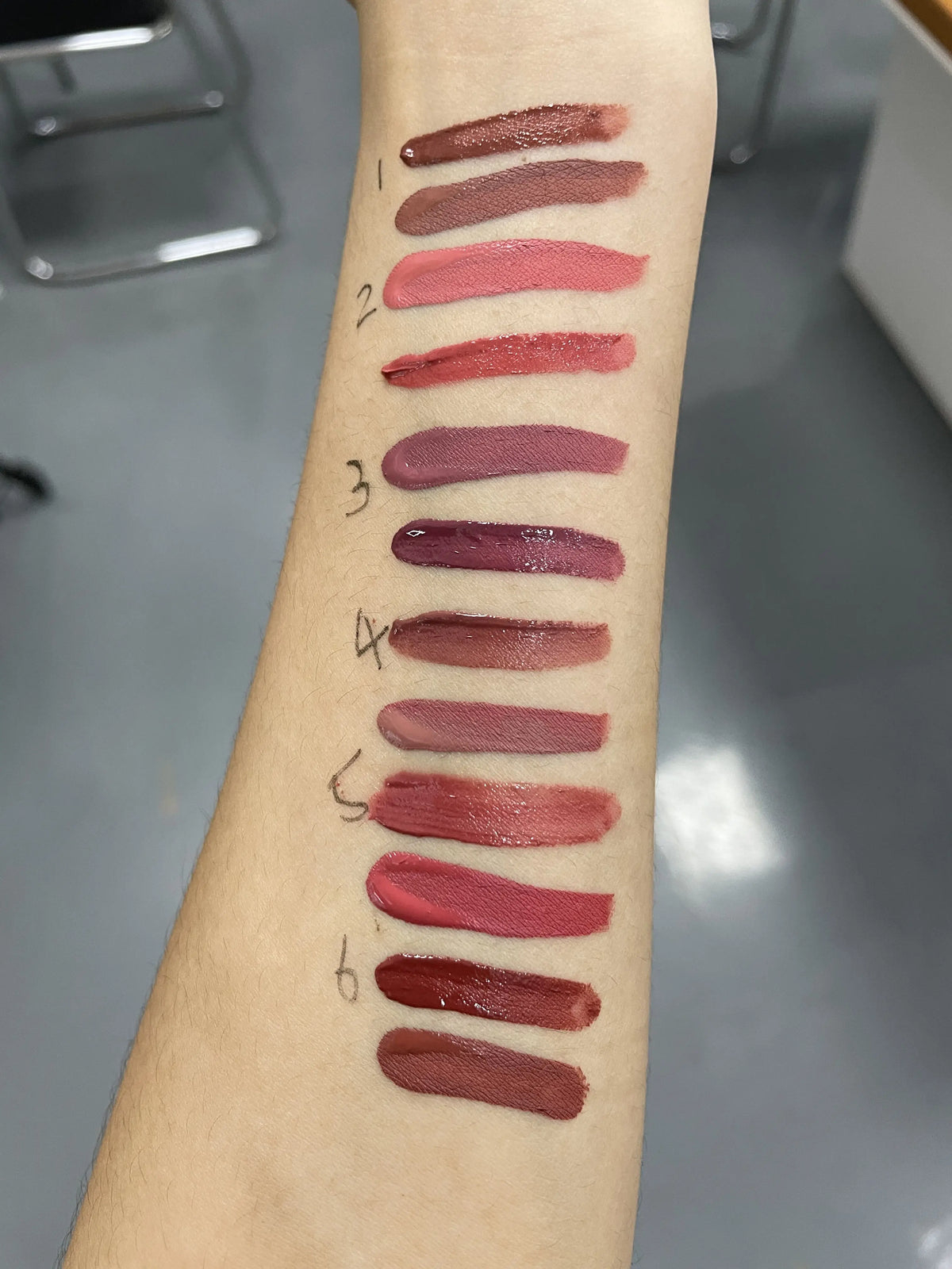 factory double headed 2 in 1 lipstick and lip gloss matte waterproof nude liquid lipstick