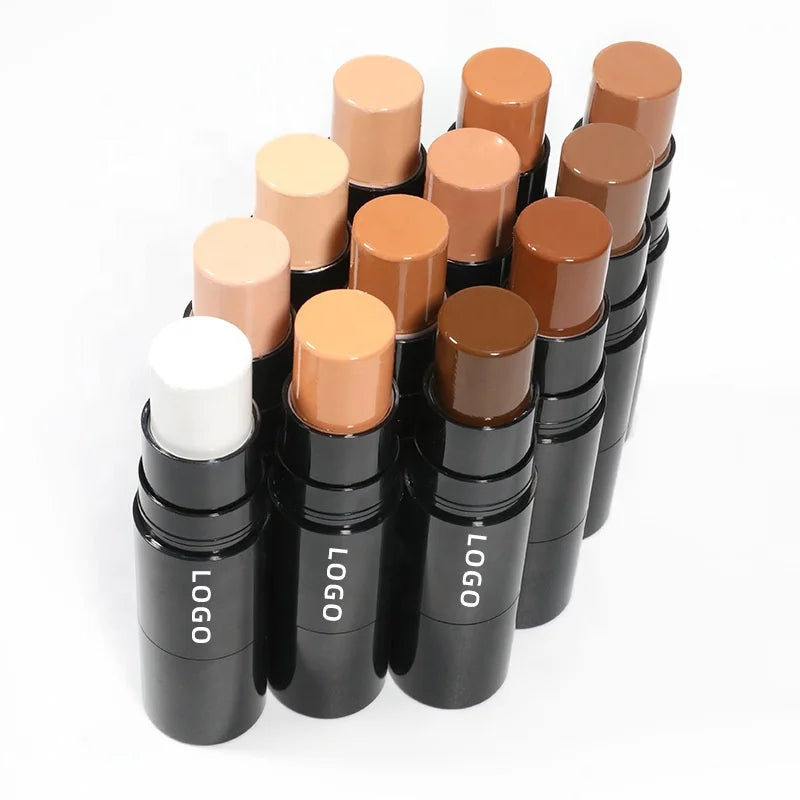 waterproof face make up vegan contour stick cream concealer contour with brush