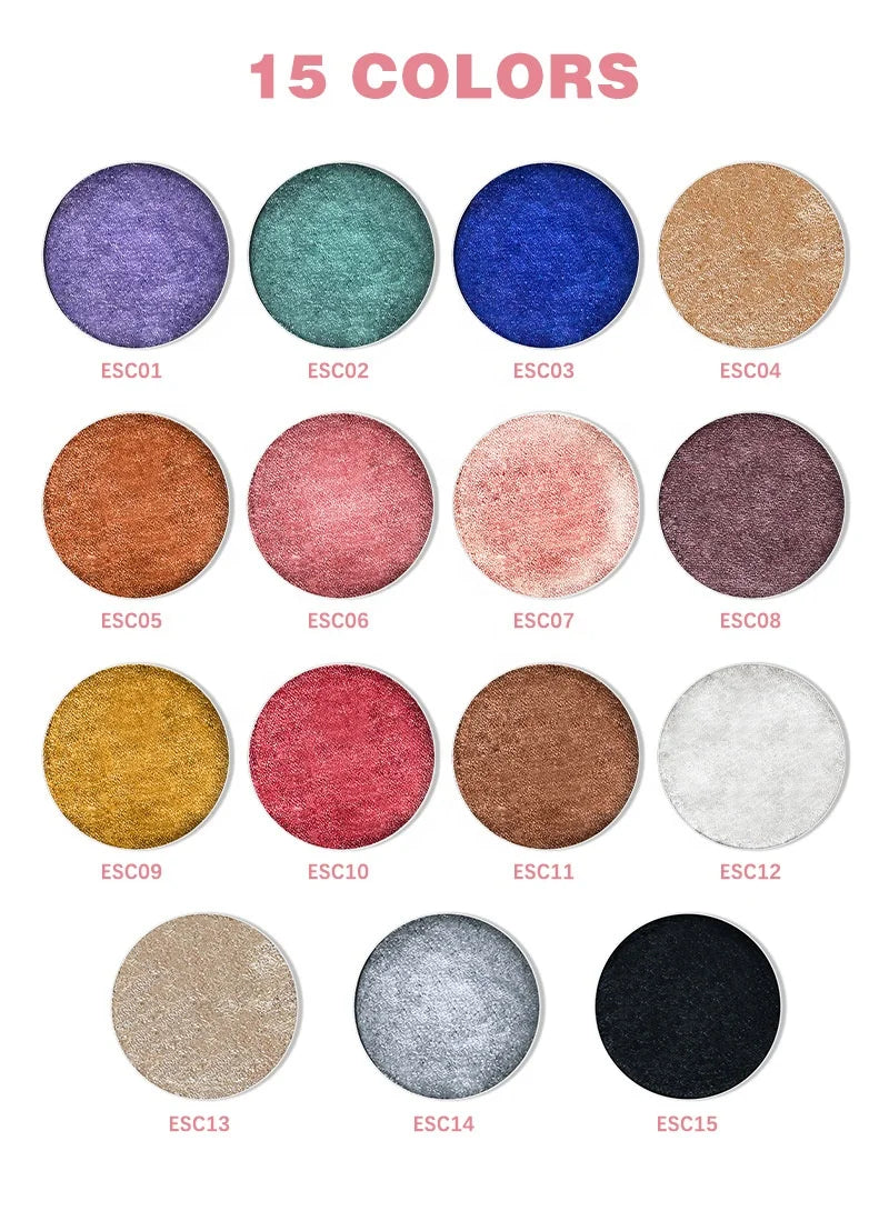 Creamy glitter eye shadow single pot