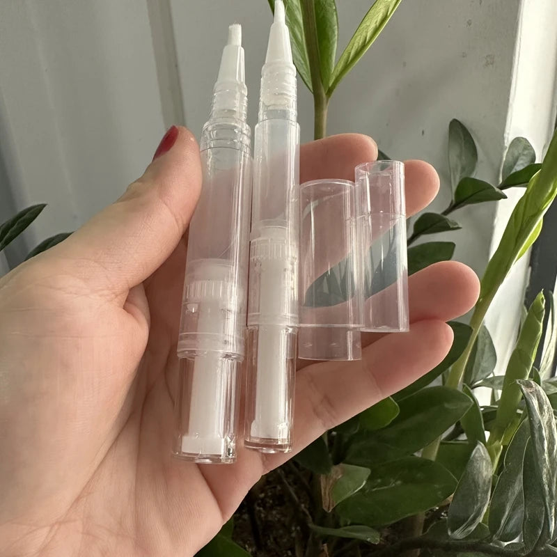 empty twist pen cosmetic container 1ml 2ml 3ml 4ml 5ml 6ml cuticle oil lip gloss nutrition nail oil pen with brush dispe