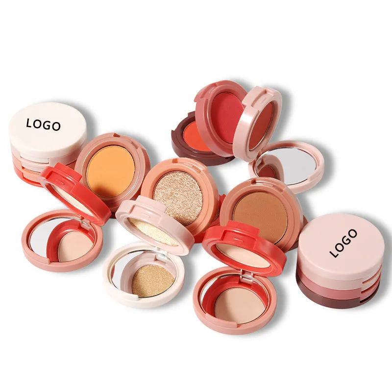 professional makeup 3 in 1 palette diy highlighter blush counter palette choose your own colors