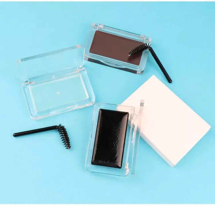 3 colors eyebrow gel wax brow waterproof tint colored eyebrow pomade styling soap wax with brush kit