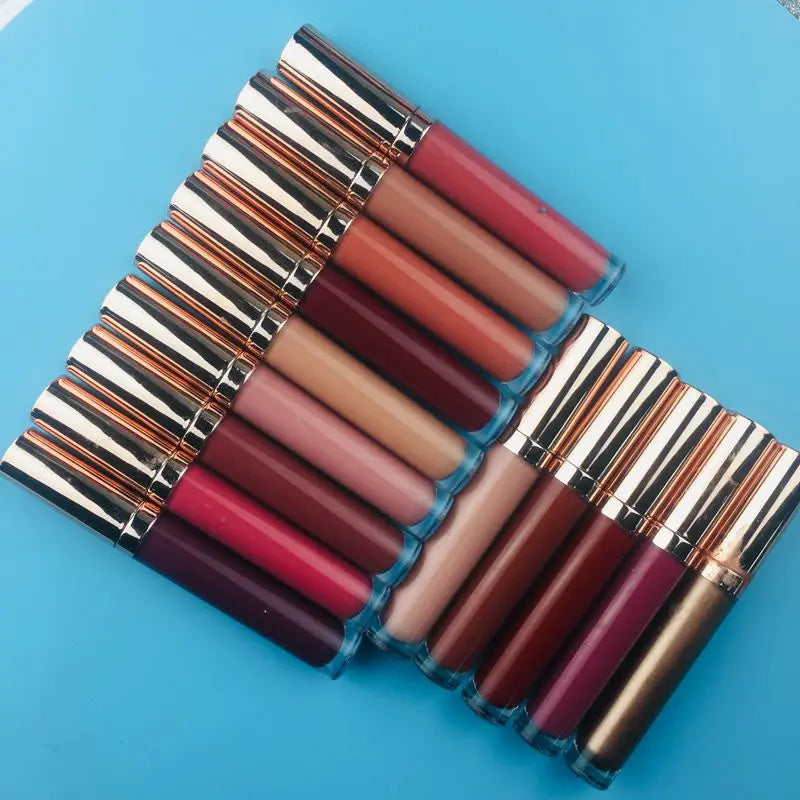 matte lip gloss high pigment long lasting waterproof matte liquid lipstick non-stick liquid matte lipstick