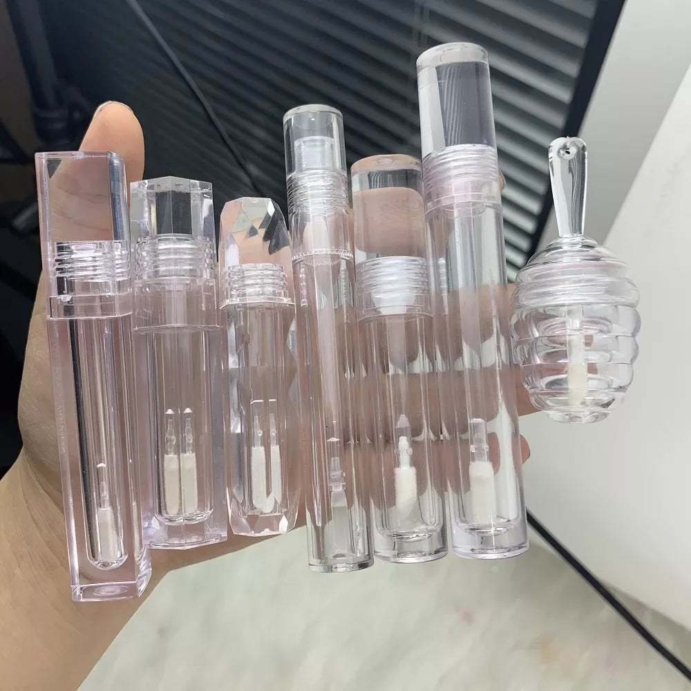 hot sale empty lip gloss tubes cute lipgloss bottle cosmetic packaging container