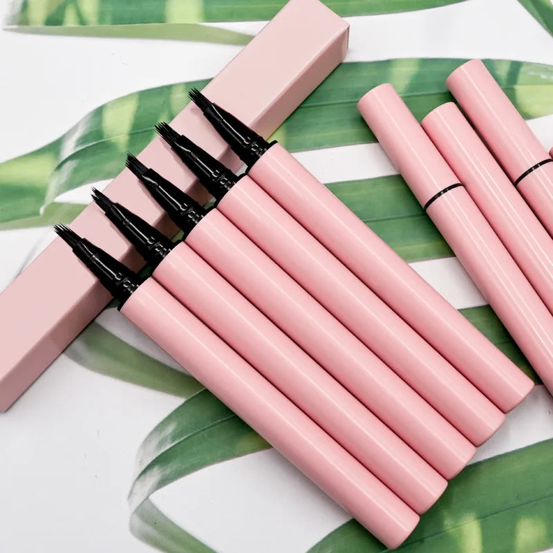 angled square brush hair strokes eyebrow pen long lasting waterproof water eyebrow pencil liquid ink tint eye brow penci
