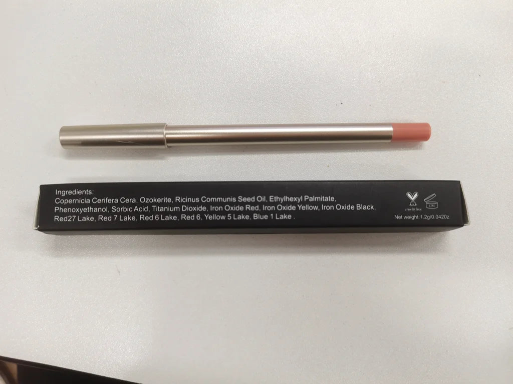 matte natural lip liner high pigment 15colors creamy lipliner pencil