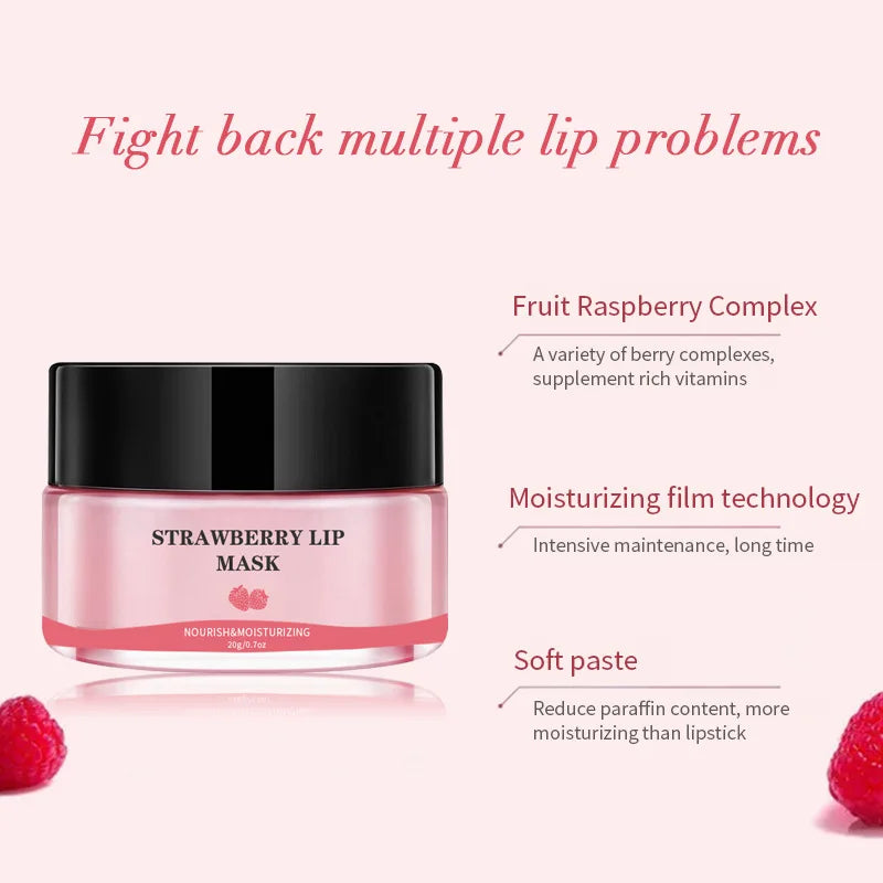 lip care strawberry peach orange lip mask watery jelly girly lips lip care mask