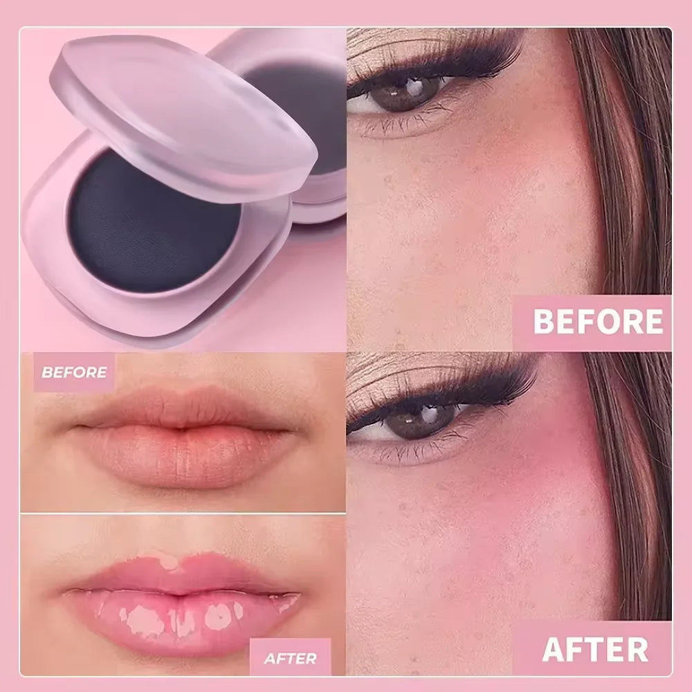 clear palette rose pink blush balm makeup black jelly tint cream blush ph color changing blush