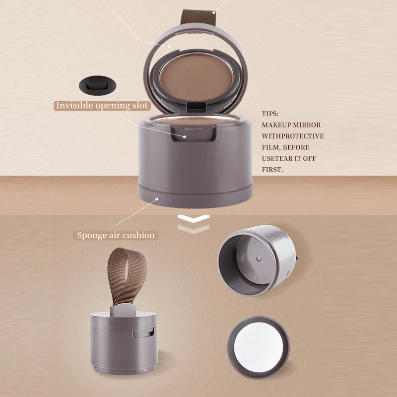 eyebrow hair line filling powder waterproof hairline fluffy thickening shadow powder hair loss concealer powder