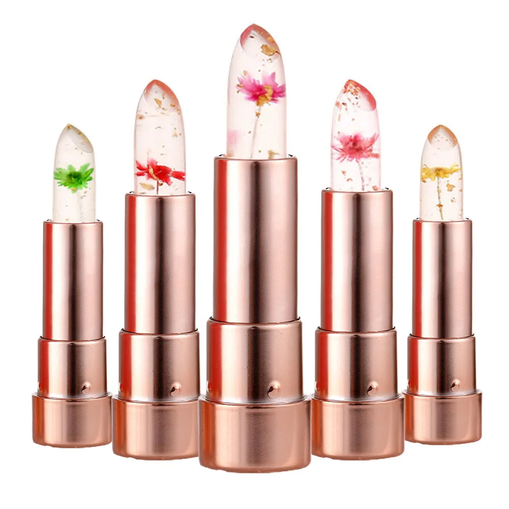 cheap price color change flower lip balm waterproof tattoo lipstick long lasting tint lip balm
