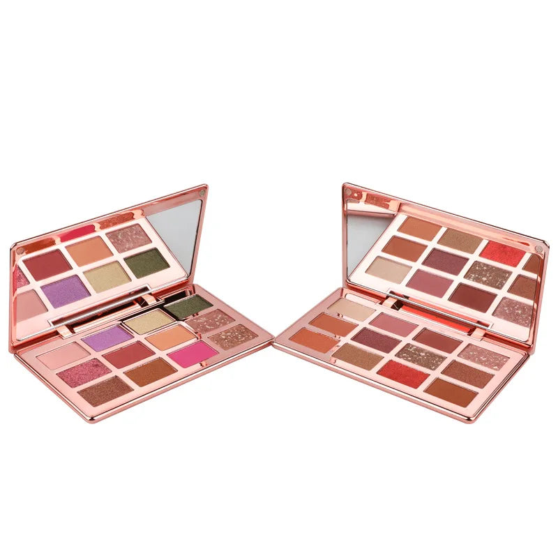 12-color vegan metal eyeshadow palette