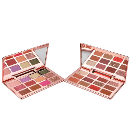12-color vegan metal eyeshadow palette