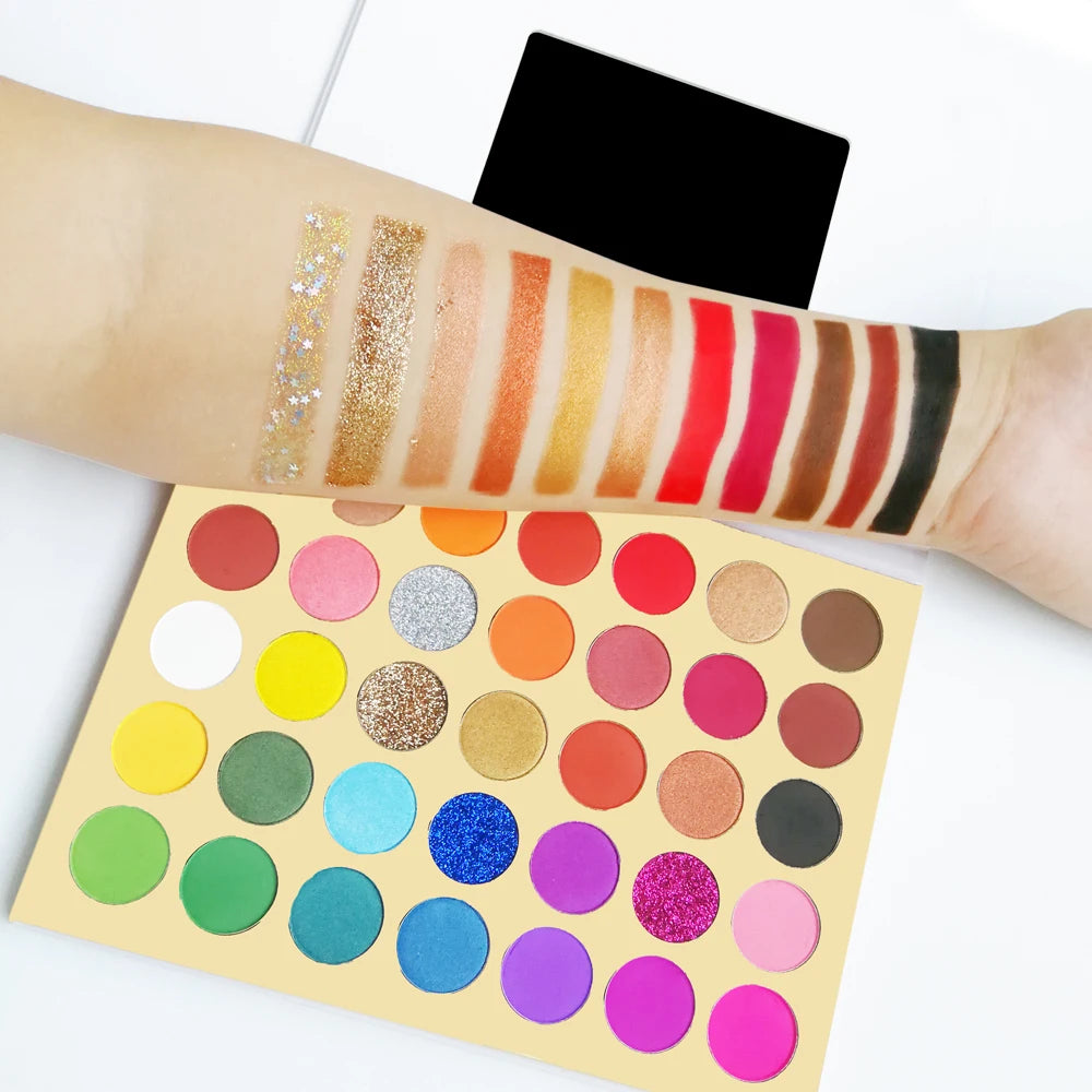 35 eye shadow high pigment glitter eyeshadow palette