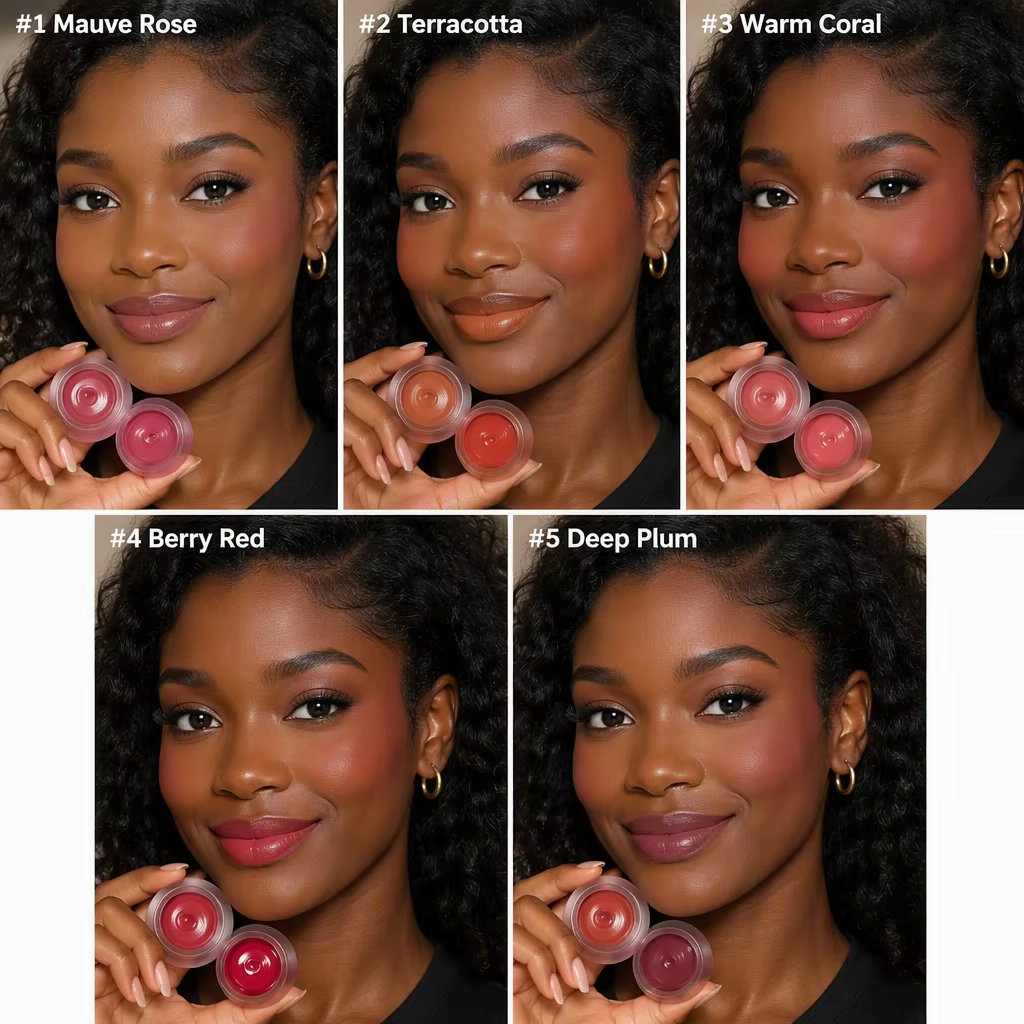 2 in 1 vegan cream lip mud lip and cheek