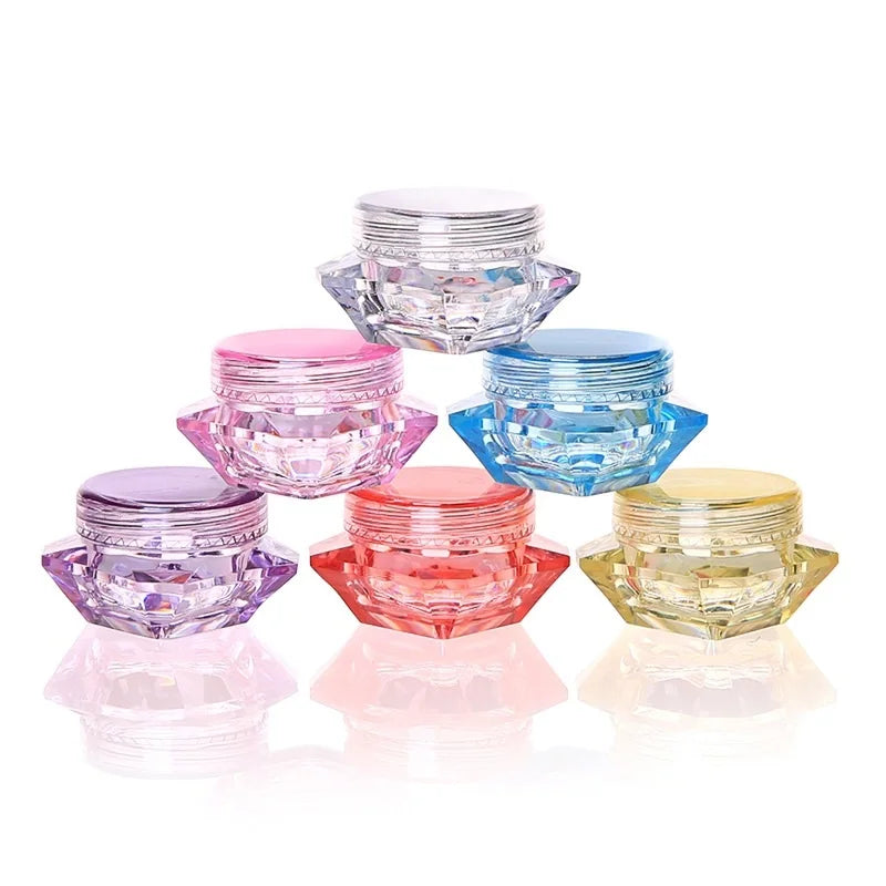 3g 5g empty container eye shadow glitter loose powder eyeshadow pigment jars nail decoration cosmetic jars