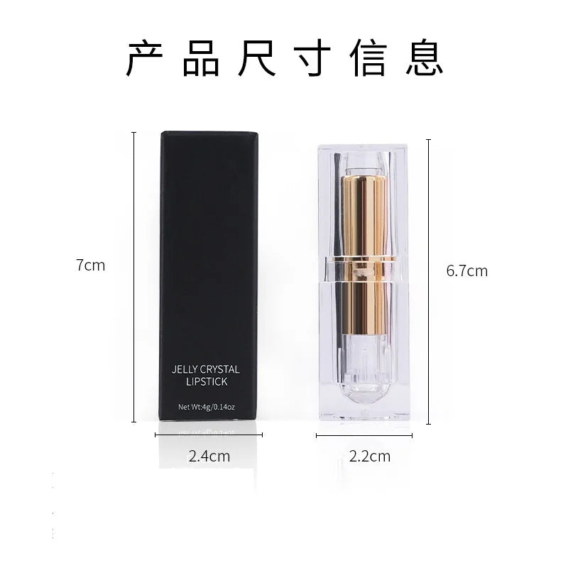 professional lip makeup jelly crystal lipsticks color changing lipsticks with different ph