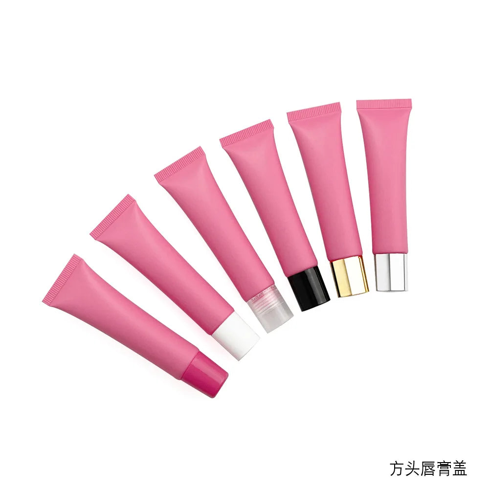 new 15ml empty eye cream lip scrub oil balm tube lipgloss containers soft plastic tube squeeze cosmetic packaging tube