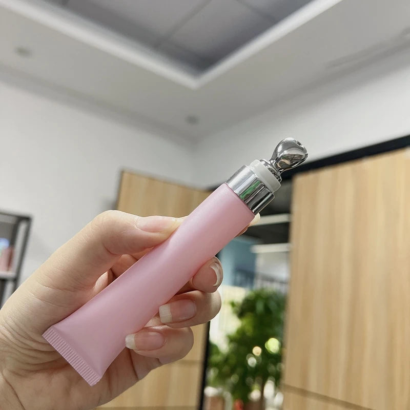 empty white lip gloss packaging liquid lipoil packaging lip gloss containers eyecrea tube with different lids for makeup
