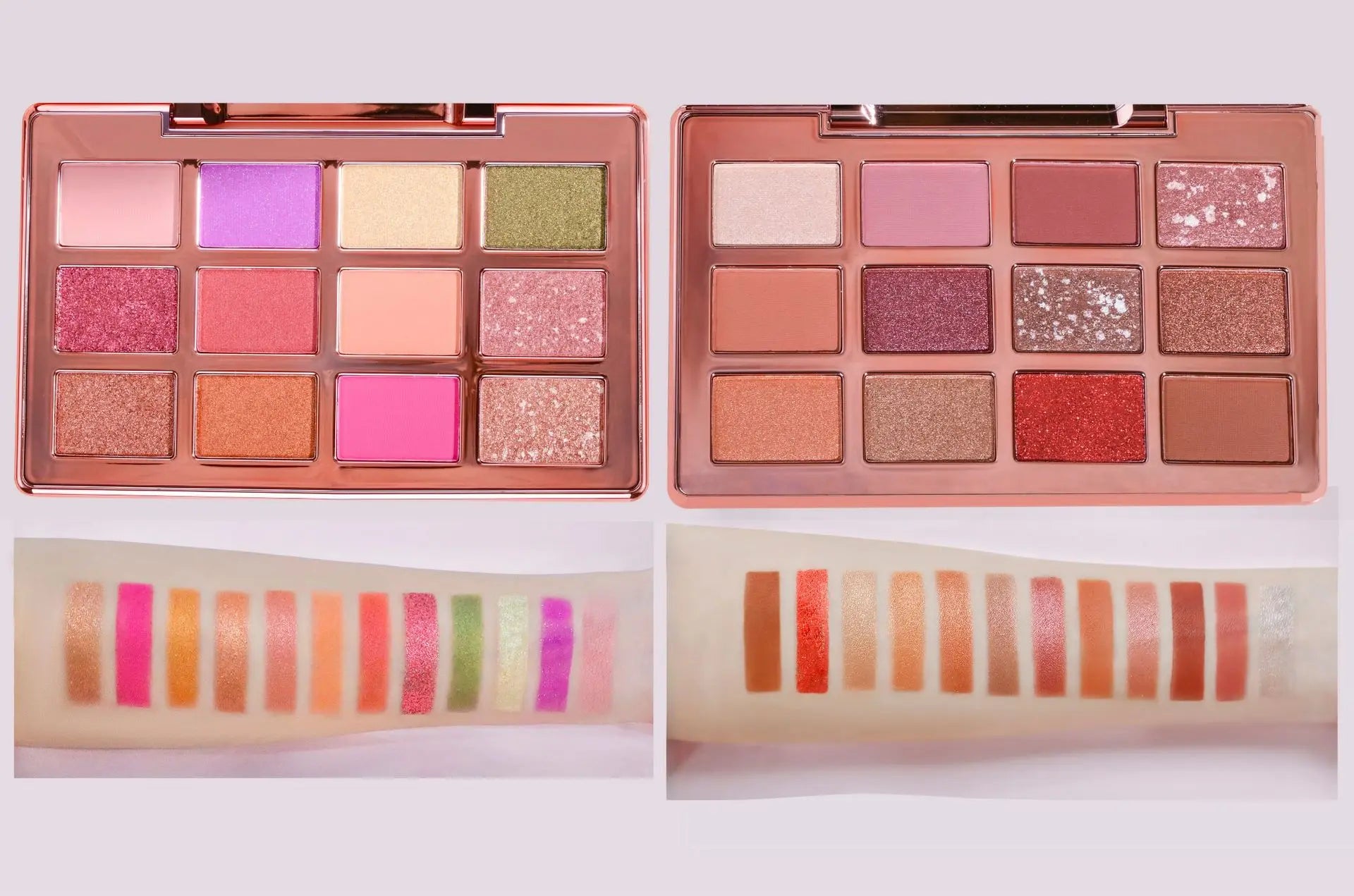 12-color matte shimmer eyeshadow palette