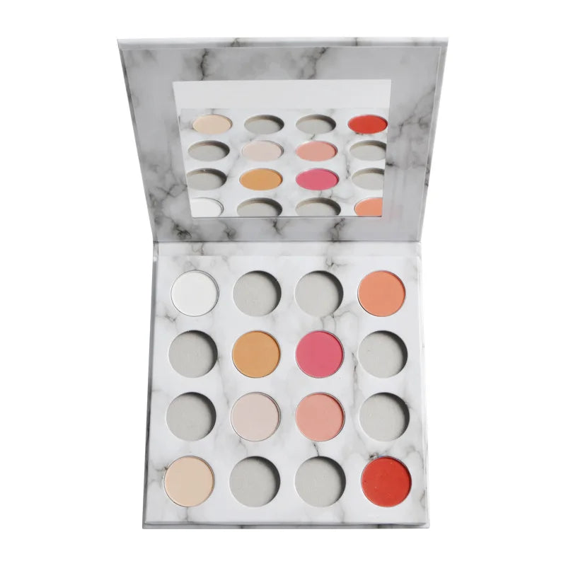 16 color matte shimmer eyeshadow palette